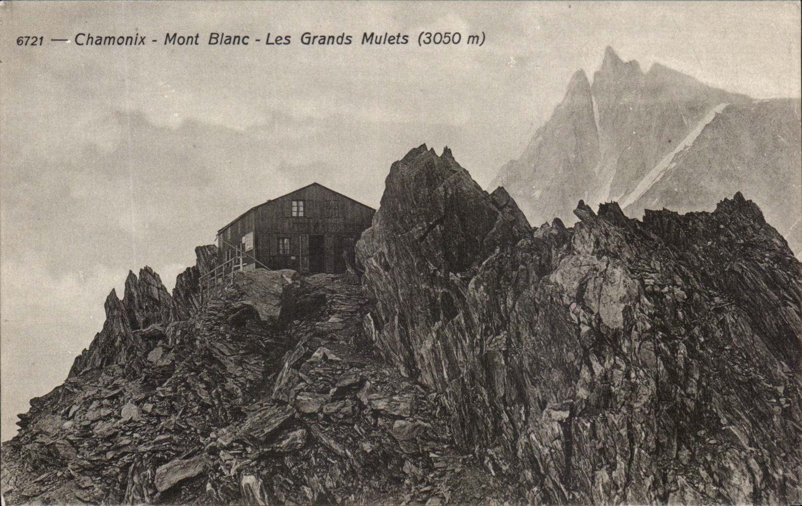 CPA Chamonix Mont Blanc Les Grands Mulets