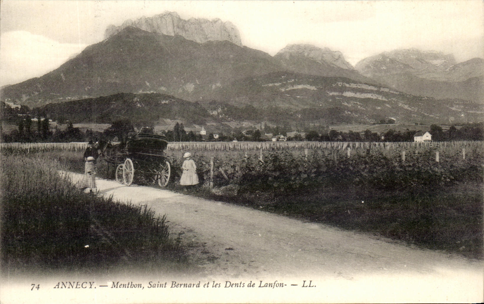 Mentbon, Saint Bernard et les Dents de Lanfon — LL. — Annecy