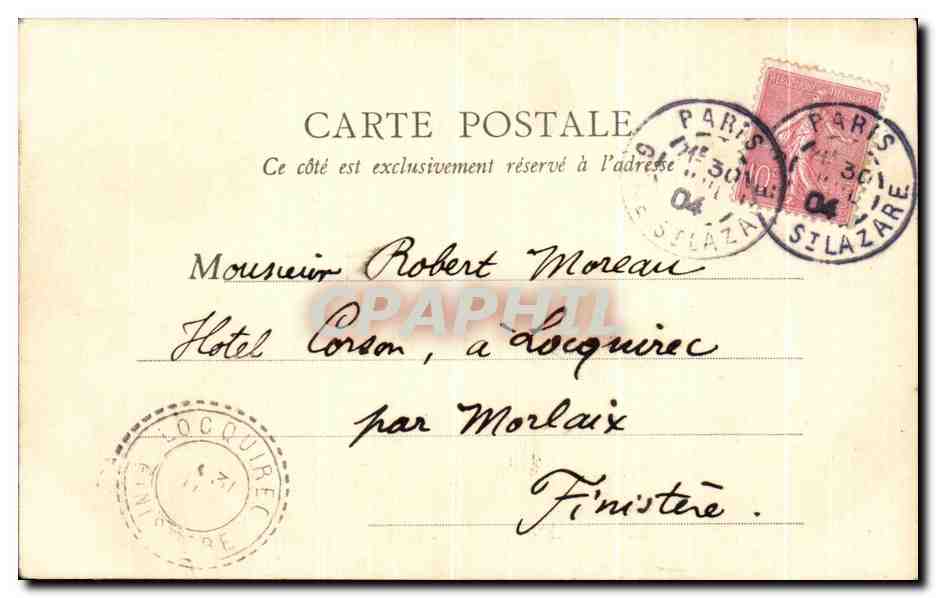 CPA Paris Le Ranelagh Kiosque de La Musique — Rückseite