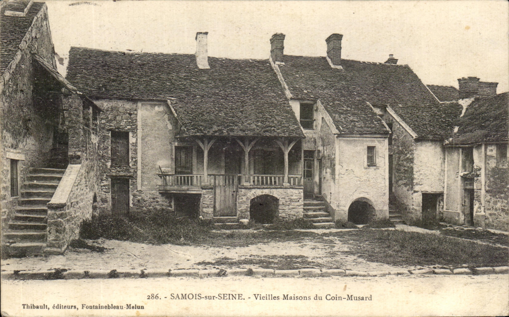 CPA Samois Sur Seine Vieilles Maisons du Coin Musard 