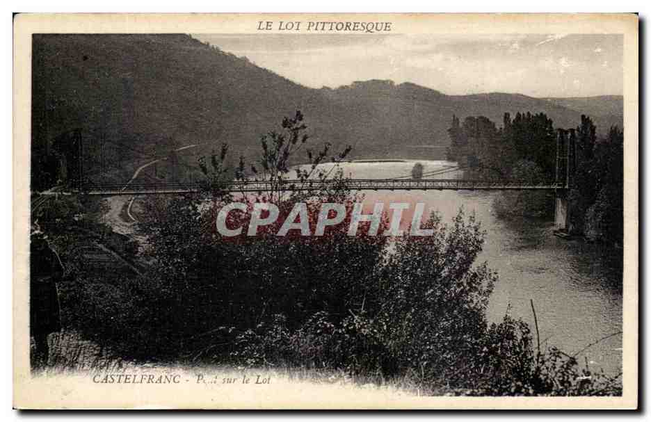 CPA Castelfranc Pont Sur Le Lot 