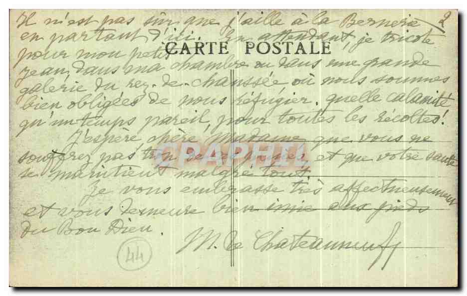 CPA Le Prieure de Pontchateau Le calvaire  — Back