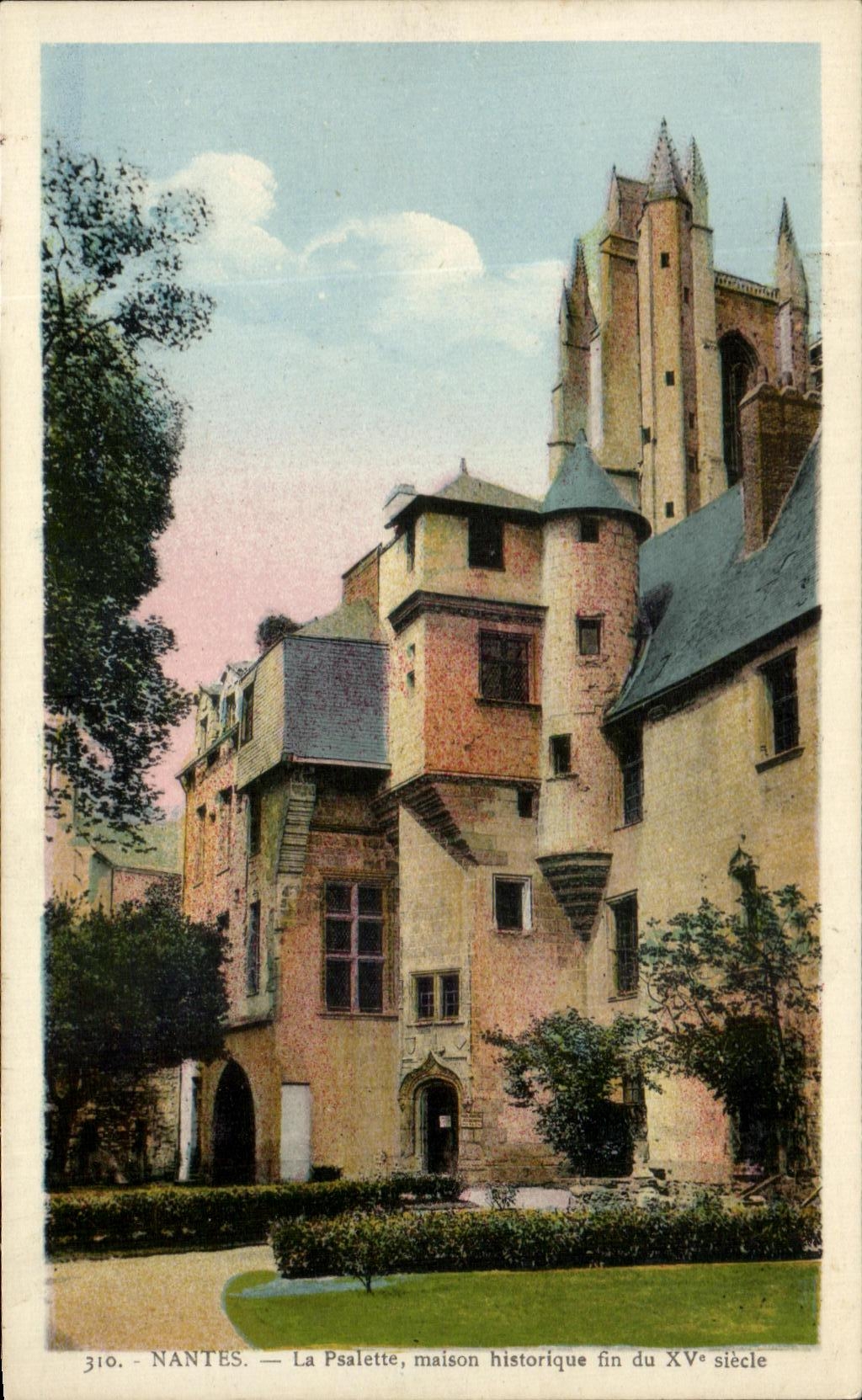 CPA Nantes La Psalette Maison Historique