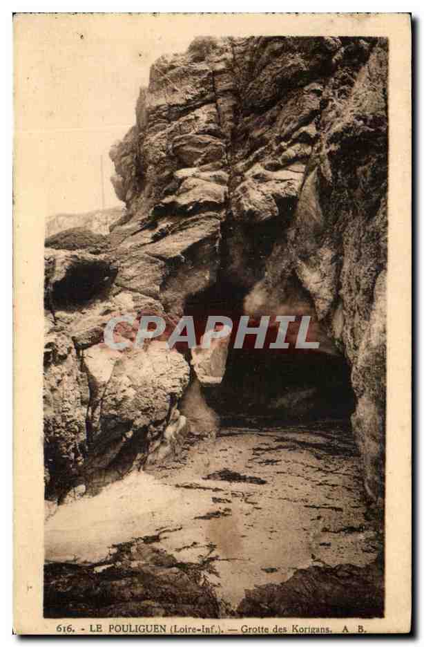 CPA Le Pouliguen Grotte des Korigans