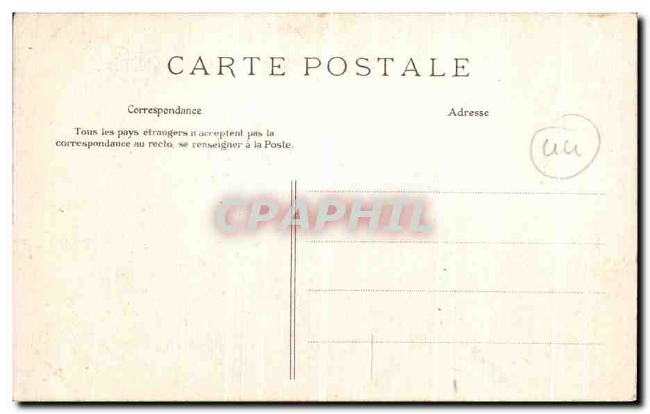 CPA Nantes Musee Dobree Le Puits  — Rückseite