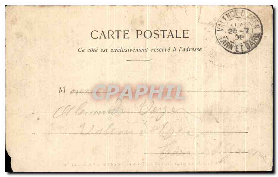 CPA Nantes Tombeau du General La Moriciere La cathedrale — Verso