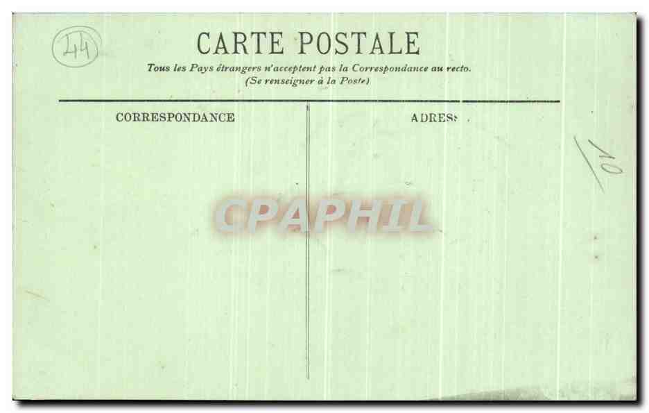 CPA Nantes La Cathedrale Revers du portail  — Verso