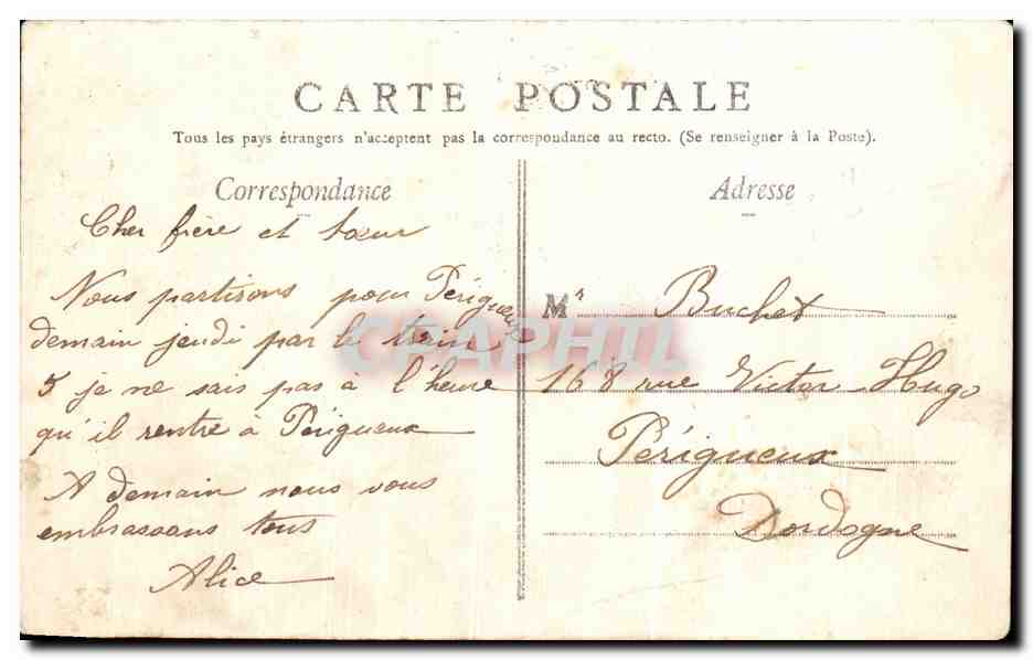 CPA Orleans Chapelle De L Hospice — Verso