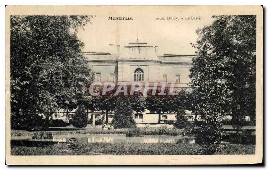 CPA Montargis Jardin Duray Le Bassin 