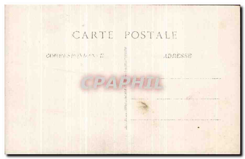 CARTE PHOTO Homme Folklore  — Rückseite
