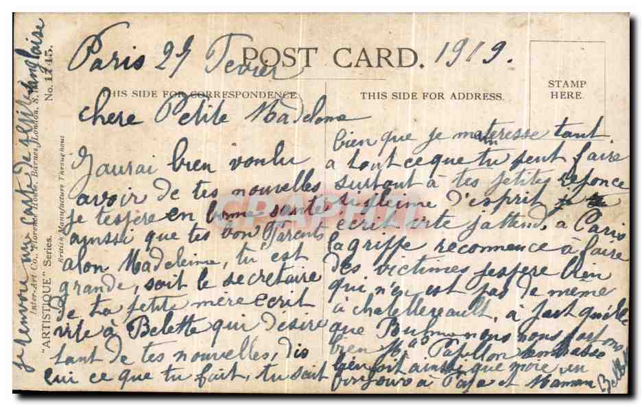 CPA We re All Doing Our Little Bit Enfants Infirmiere Militaria — Rückseite