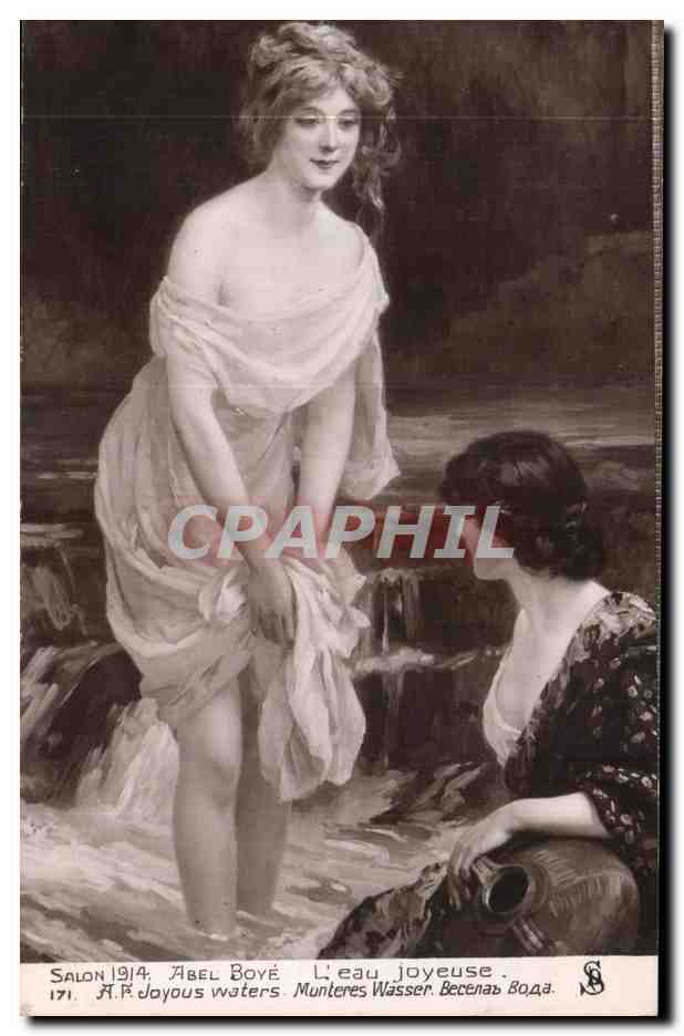 CPA Salon 1914 Abel Bove L eau Joyeuse Femme
