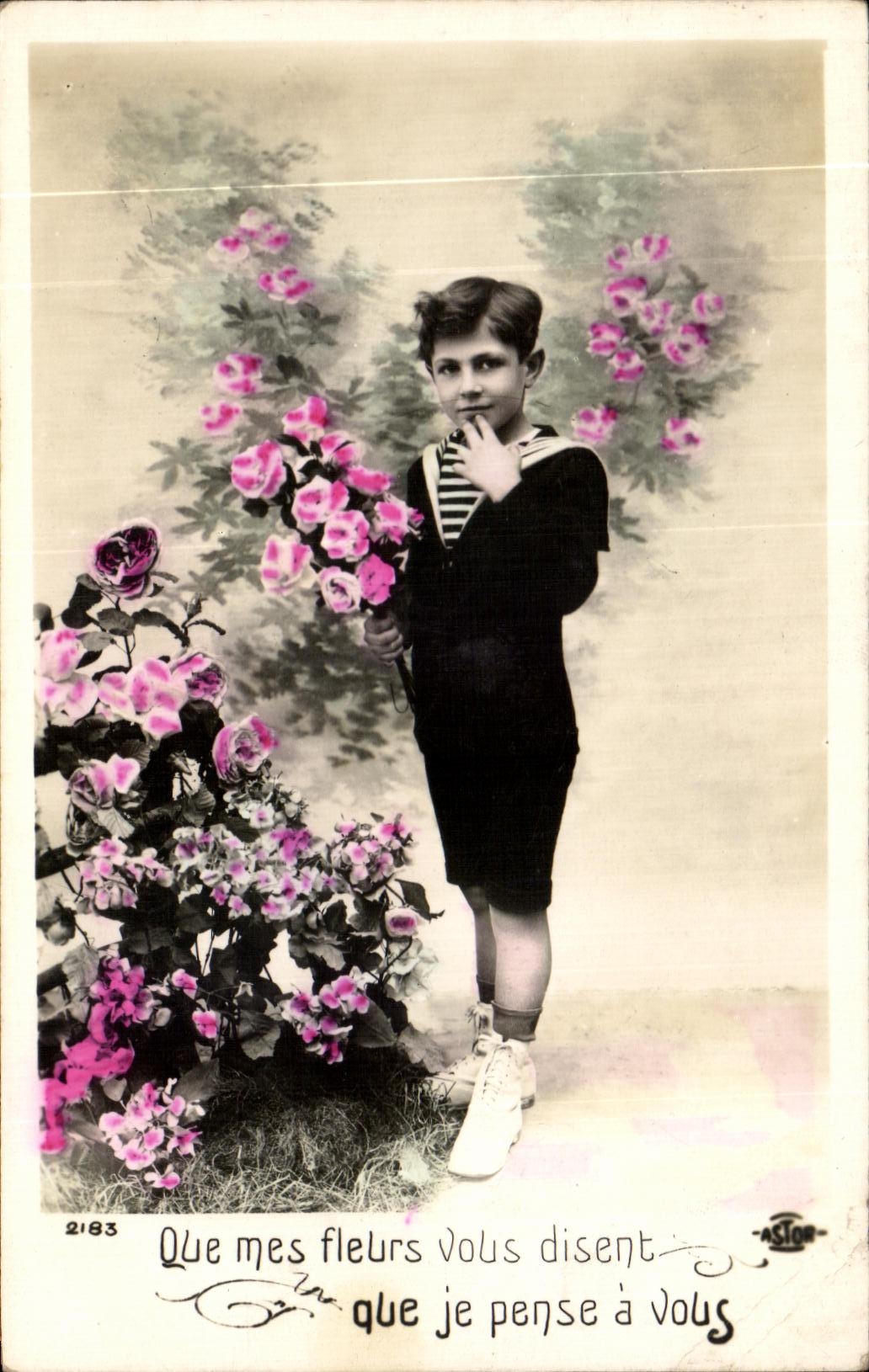 CPA Fantaisie Enfant Garcon Marin