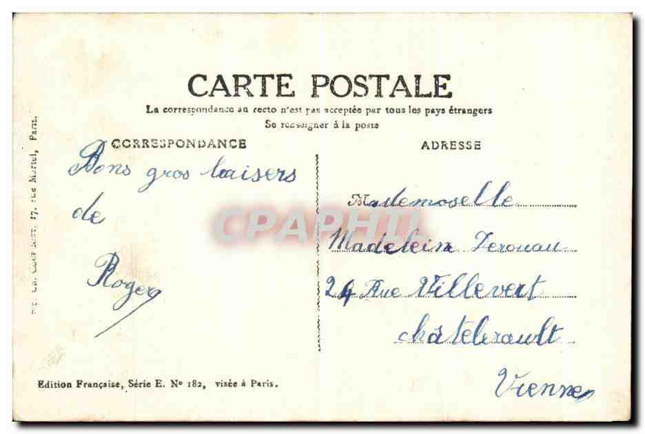 CPA Au Drapeau Enfants Illustrateur — Verso