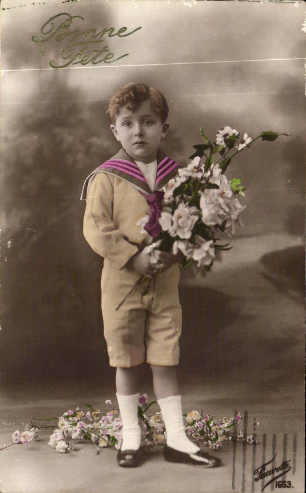 CPA Bonne Fete Enfant Garcon