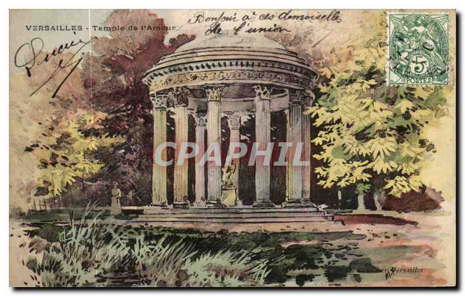 CPA Versailles Temple de l amour