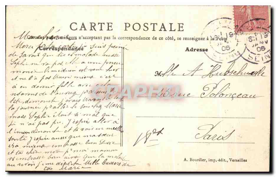 CPA Versailles Le Petit Trianon Les cuisines du hameau de la reine — Verso