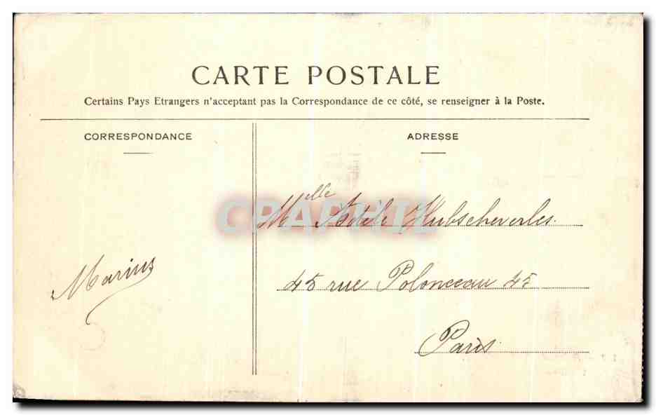 Salle de Réception du Château de Fontainebleau — vue intérieure ornée — éditeur anonyme — Verso