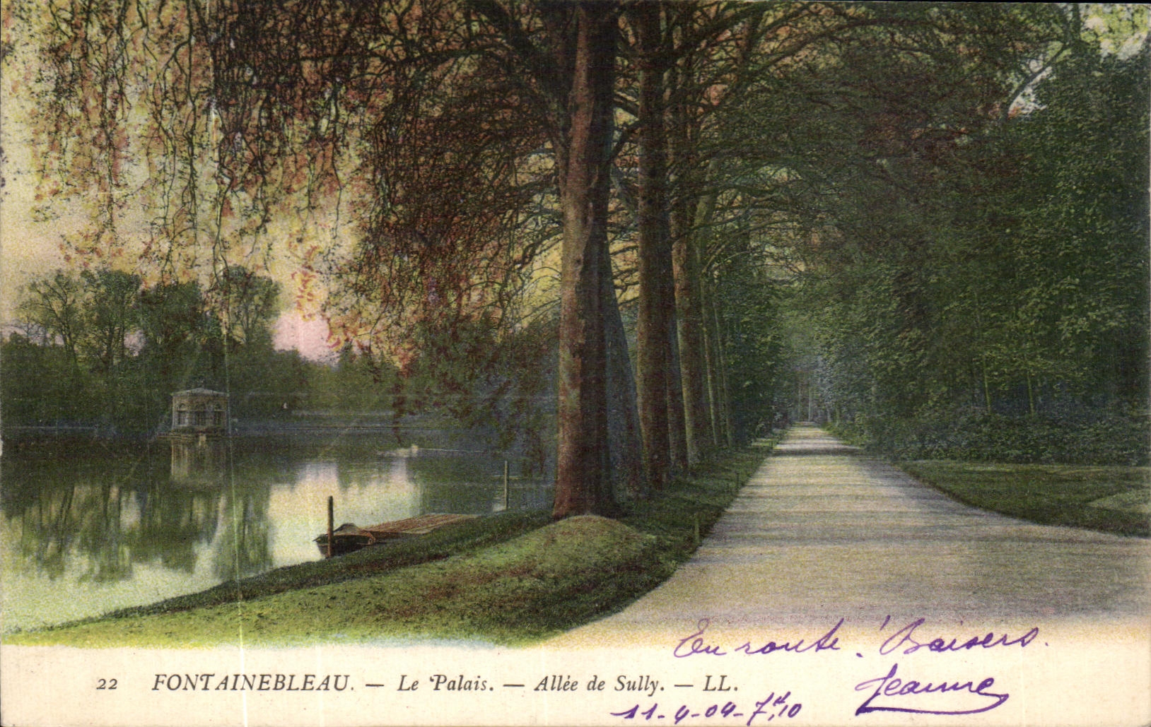 Fontainebleau — El Palacio — Avenida de Sully — LL. — N°22