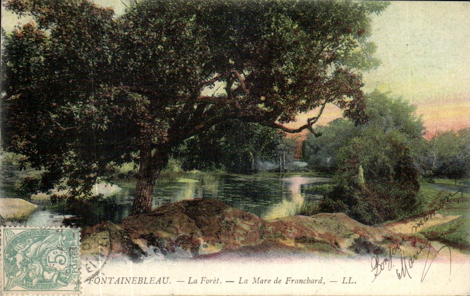 Fontainebleau — La Forêt — La Mare de Franchard — LL. — Bonfils Maray