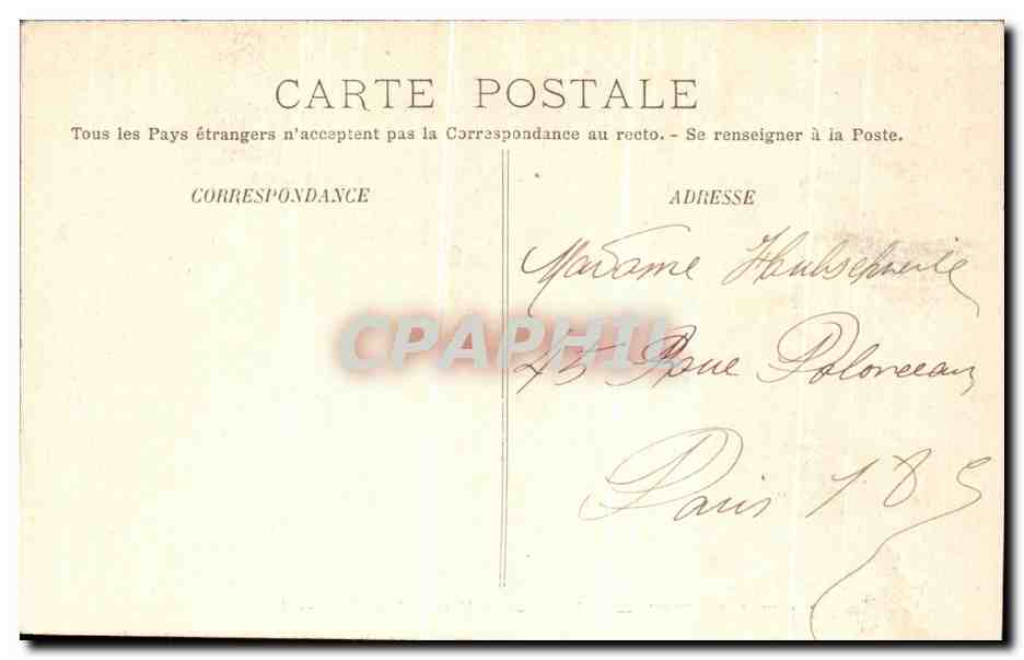 Fontainebleau — La Forêt — La Mare de Franchard — LL. — Bonfils Maray — Verso