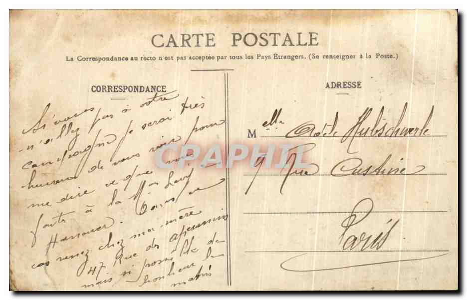 CPA La Boucle de la Marne les deux bras de la Marne a Champigny — Rückseite