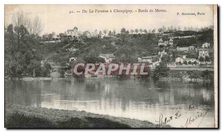De La Varenne à Champigny — Bords de Marne — P. Marmuse, Paris
