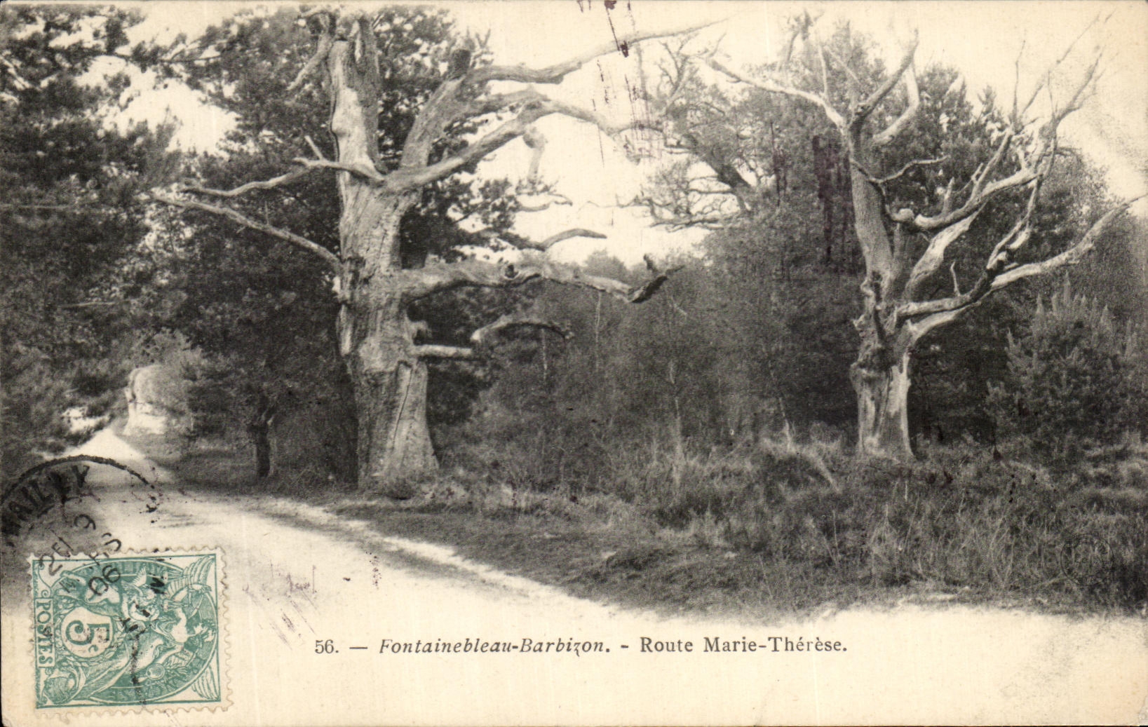 Fontainebleau-Barbizon — Calle Marie-Thérèse — Editor no identificado, n.º 56