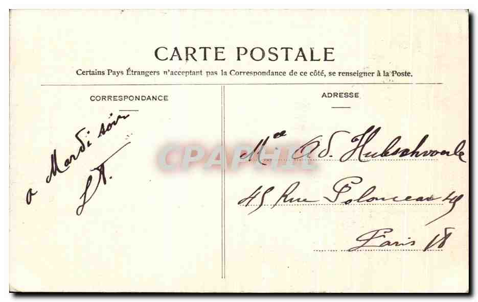 Barbizon — L'Avenue — Sirdos Edit. n°45 — Reverso