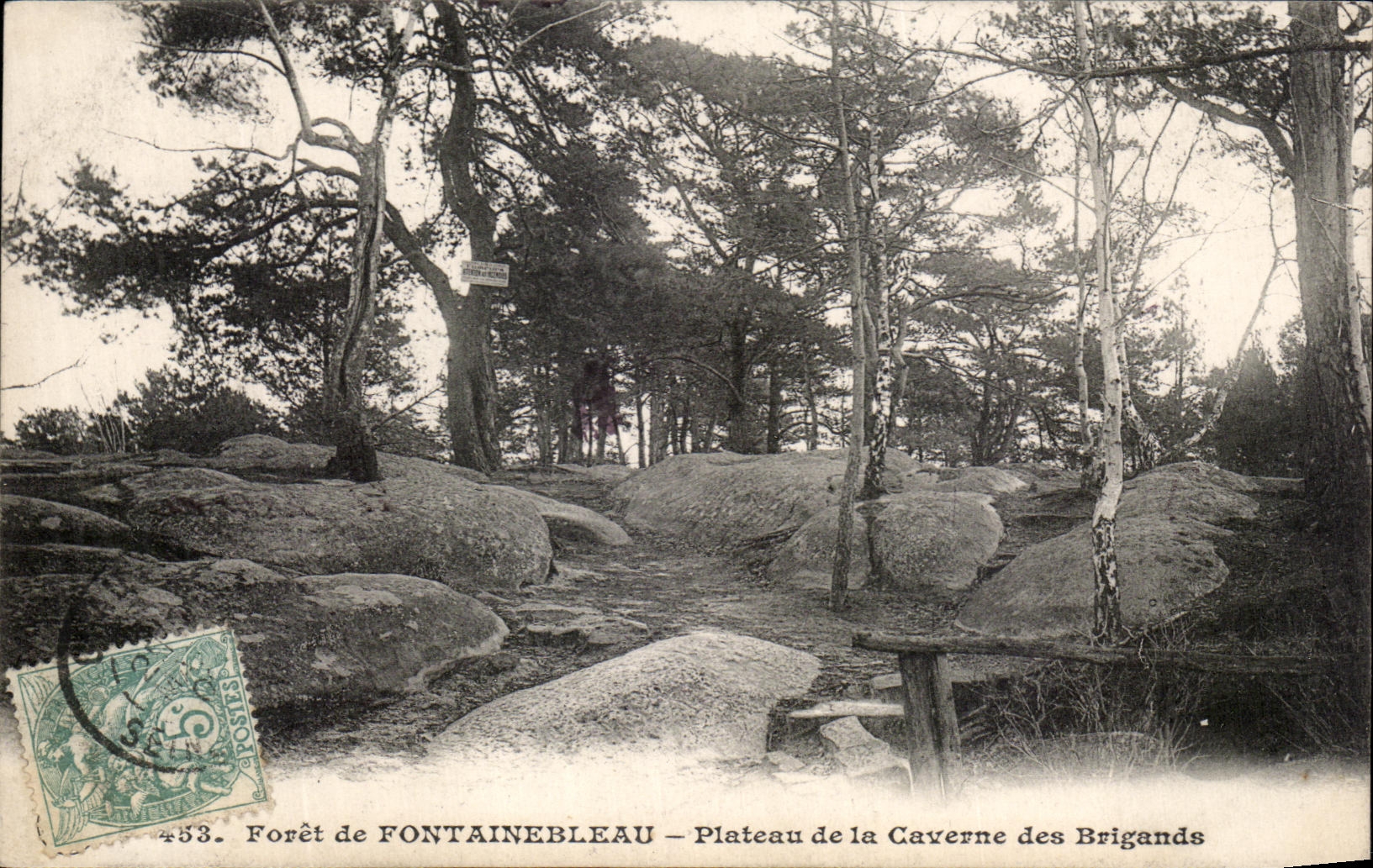 Forêt de FONTAINEBLEAU — Plateau de la Caverne des Brigands — Éditeur : 453