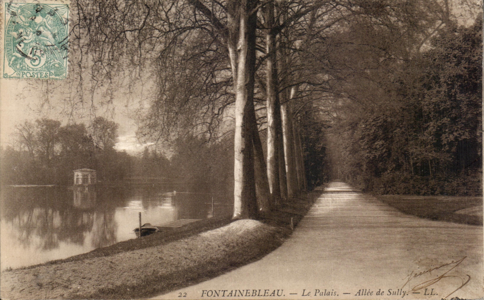 Fontainebleau — Il Palazzo — Allée de Sully — LL.
