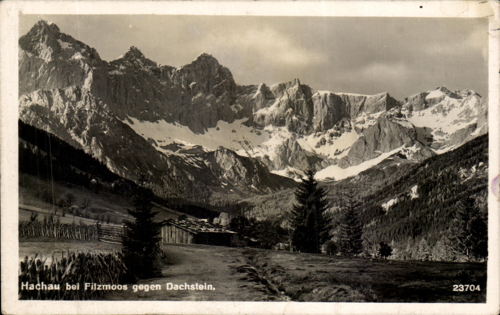 CPA Hachau bei Filzmoos Gegen Dachstein