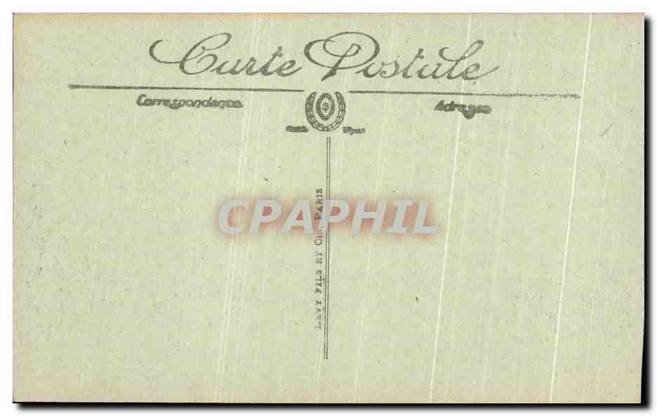 CPA Les Ruines De La Grande Guerre Reims La rue Gambette Militaria — Verso
