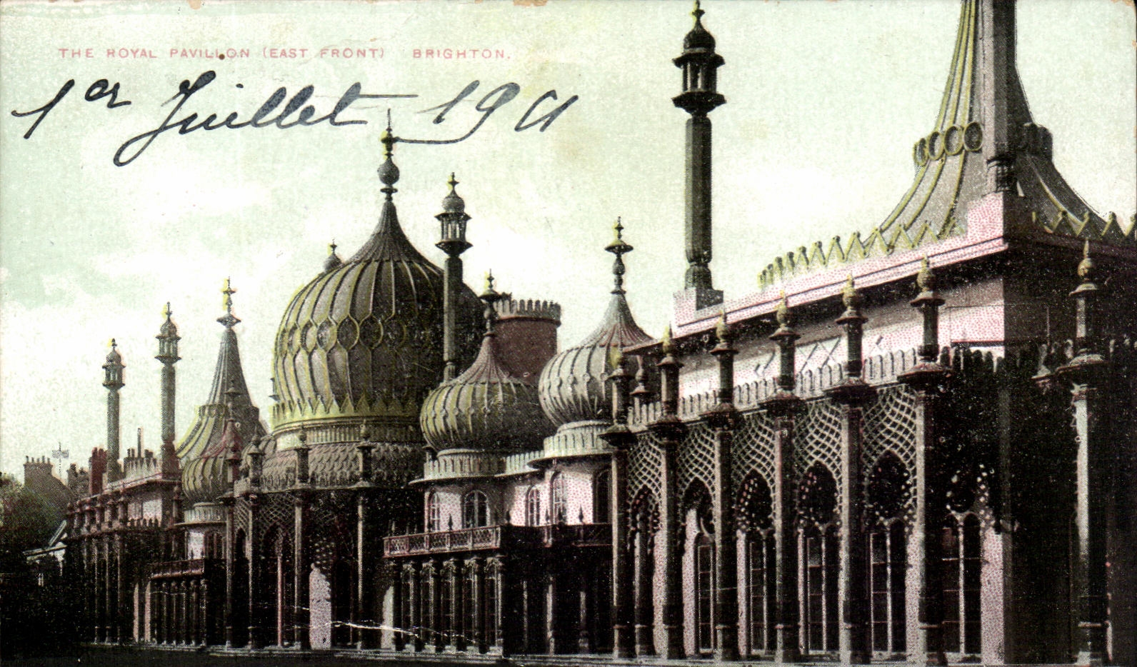 CPA The Royal Pavillon East Front Brighton