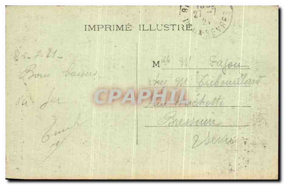 CPA Lourdes Funiculaire du Pic du Jer Sortie du 2eme tunnel et la vallee — Rückseite