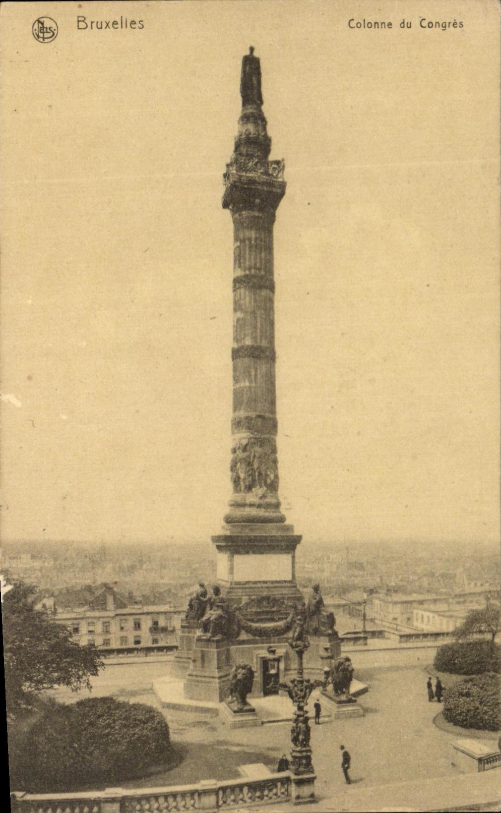 CPA Bruxelies Colonne du Congres