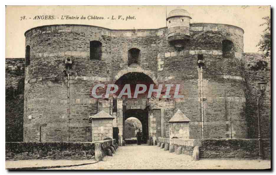 CPA Angers L Entree Du Chateau 