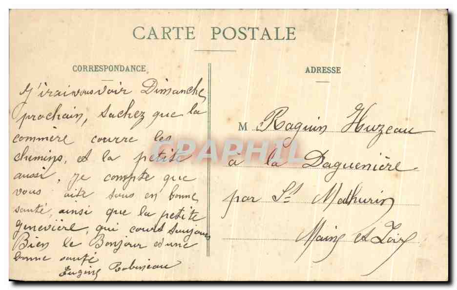 CPA Angers L Entree Du Chateau  — Rückseite