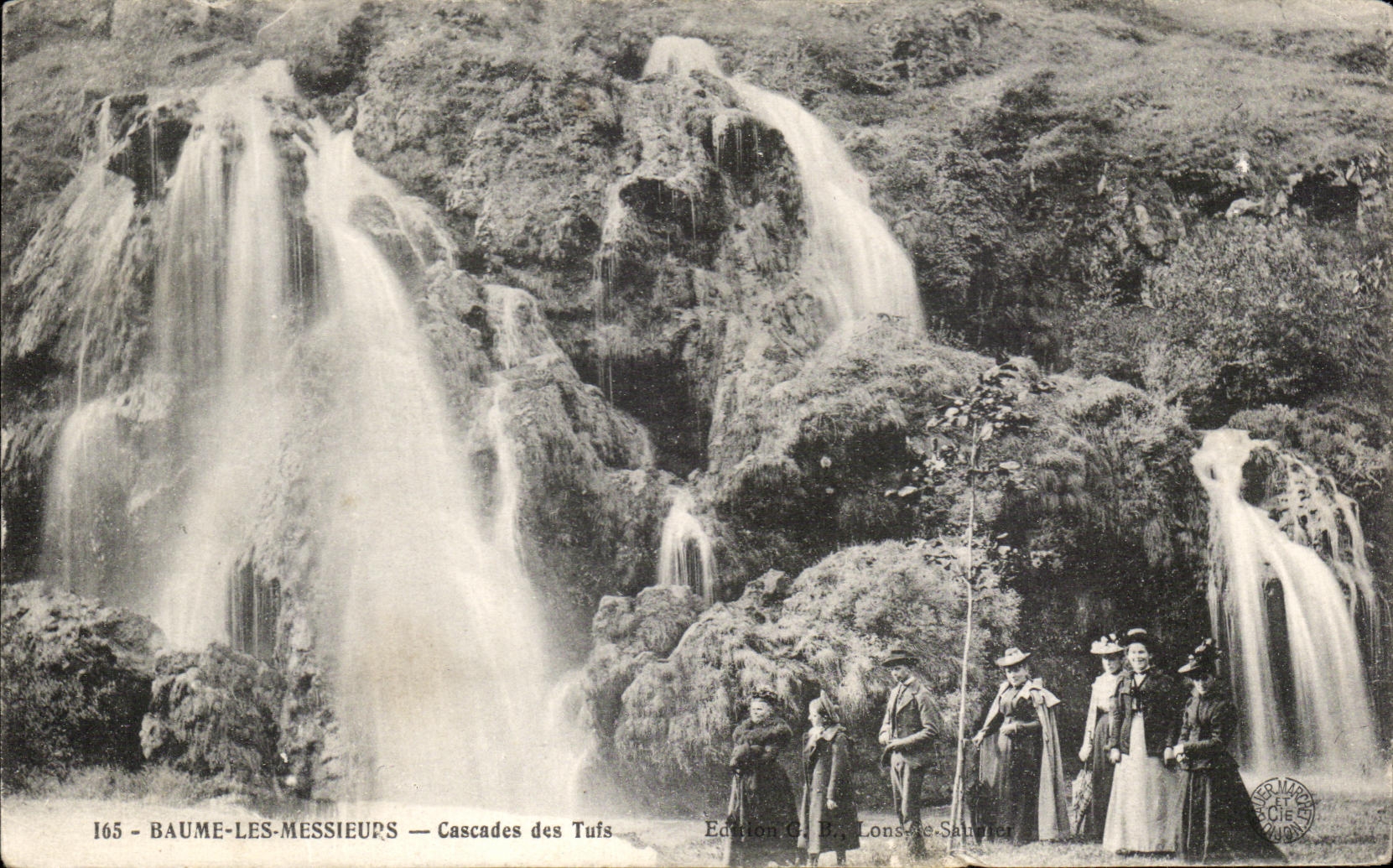 BAUME-LES-MESSIEURS — Cascades des Tuifs — Édition G. P. Lons-Saunders
