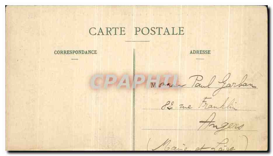 CPA Veules Les Roses Le Carretour des Trois Rues Place Carnot  — Rückseite