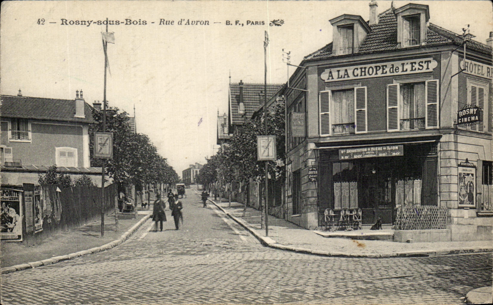 CPA Rosny Sous Bois Rue d Auron A la chope de l Est
