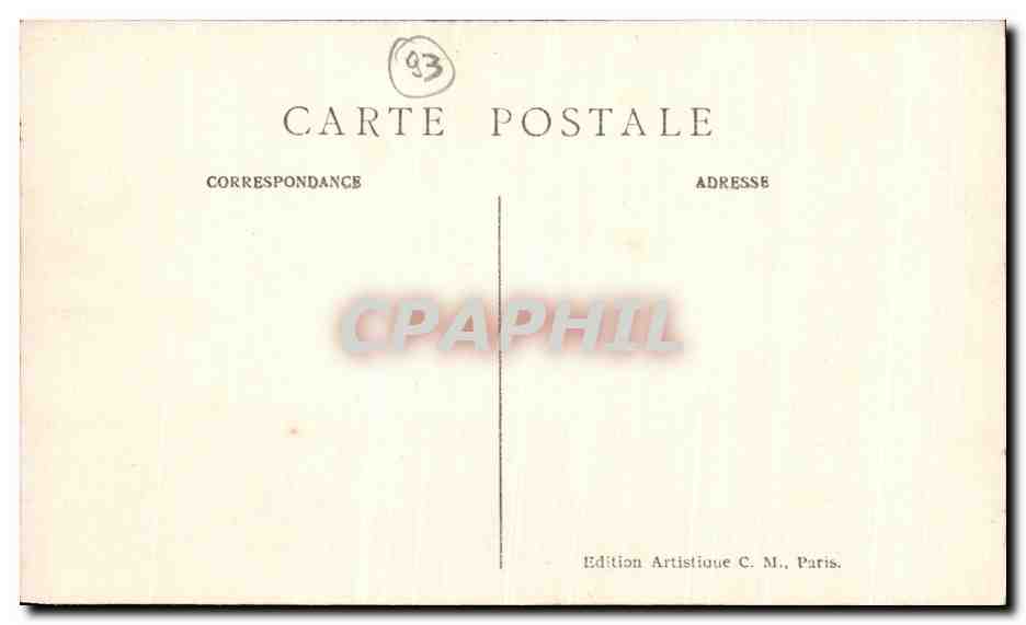 CPA Romainville La Mairie — Back