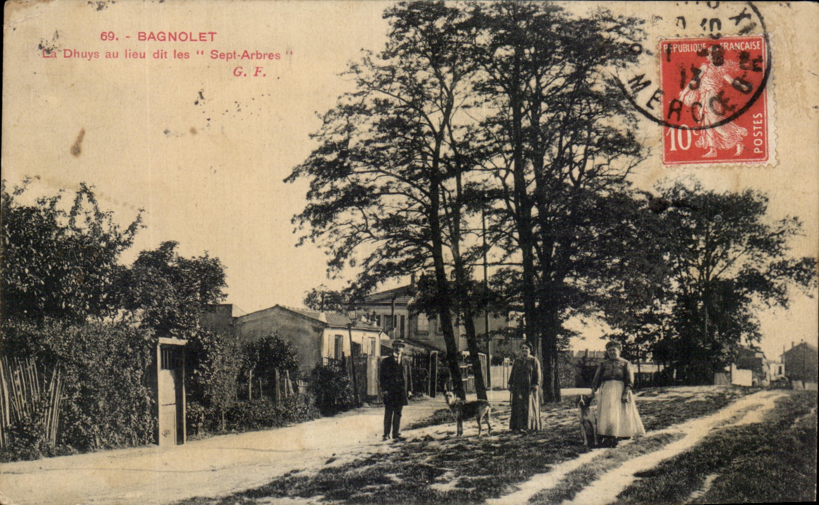 CPA Bagnolet La Dhuys au lieu dit les Sept Arbres