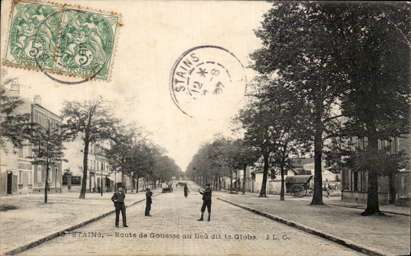 Stains — Route de Gonesse au lieu dit le Globe — J.L.C.