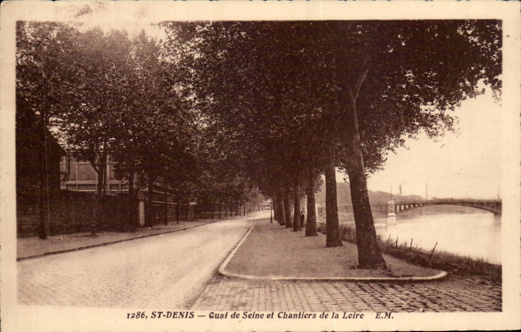 CPA St Denis Quai de Seine et Chantiers de la Loire