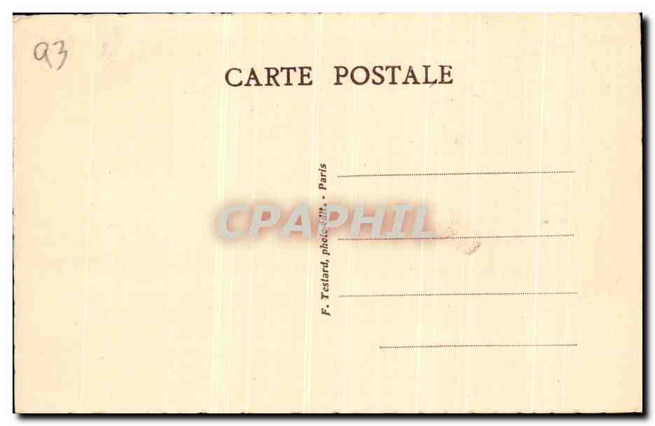 CPA St Denis Quai de Seine et Chantiers de la Loire — Rückseite