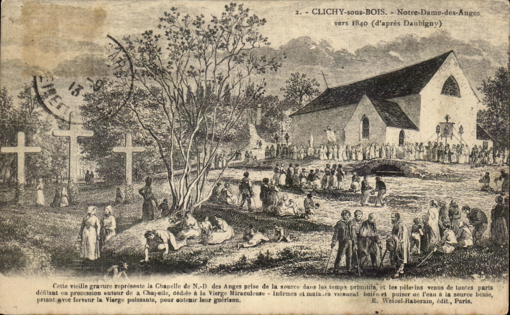 CPA Clichy sons Bois Notre Dame des Anges