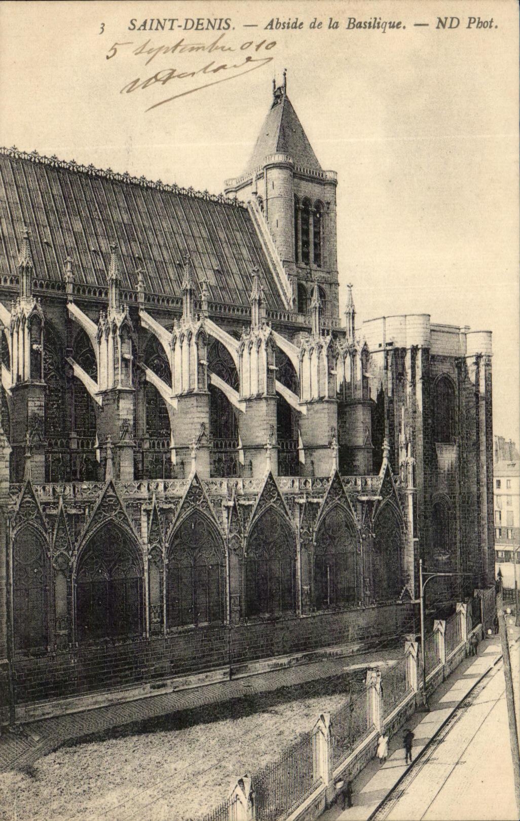 CPA Saint Denis Abside de la Bassilique