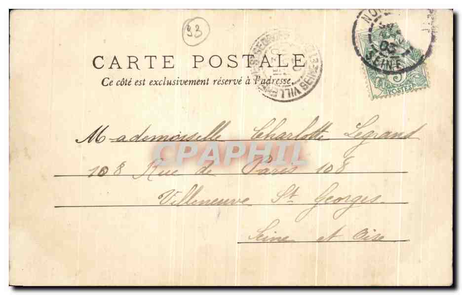 CPA Noisy Le Sec Hopital Saint Antoins De Padoue — Rückseite