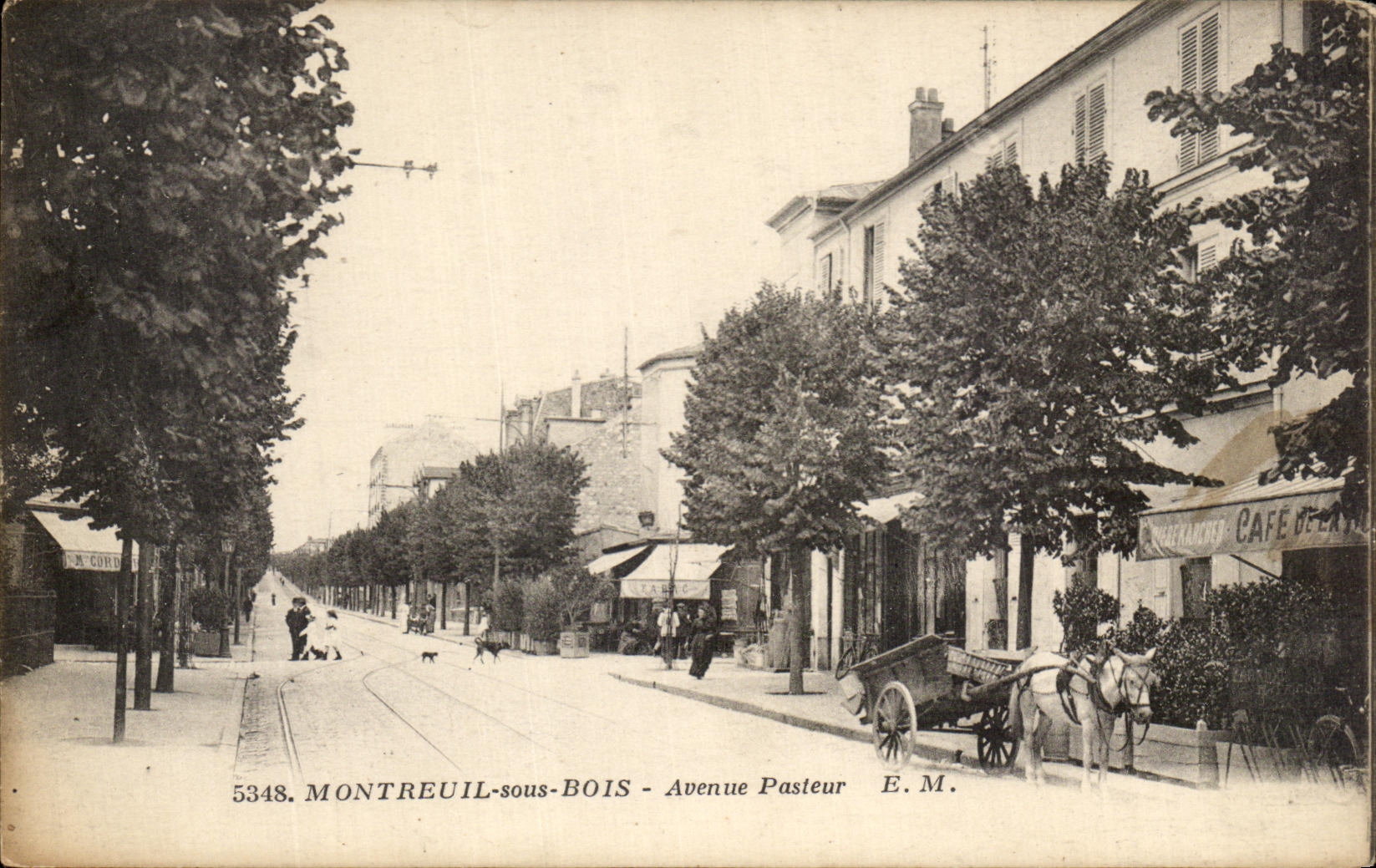 CPA Montreuil sous Bois Avenue Pasteur